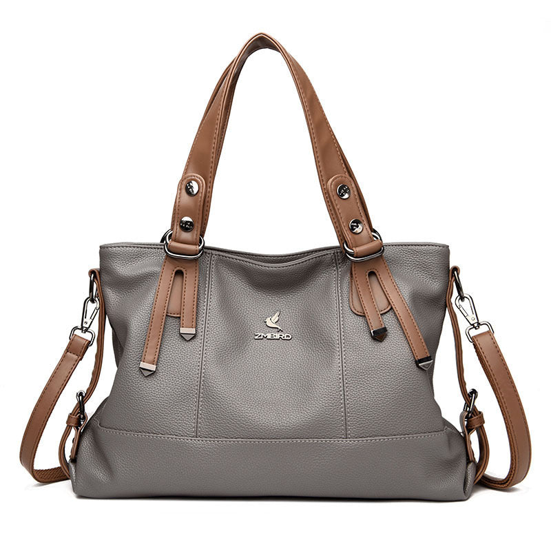 Crocodile Pattern Genuine Leather Women's Handbag