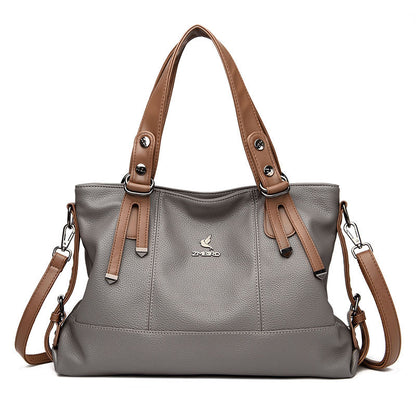 Crocodile Pattern Genuine Leather Women's Handbag