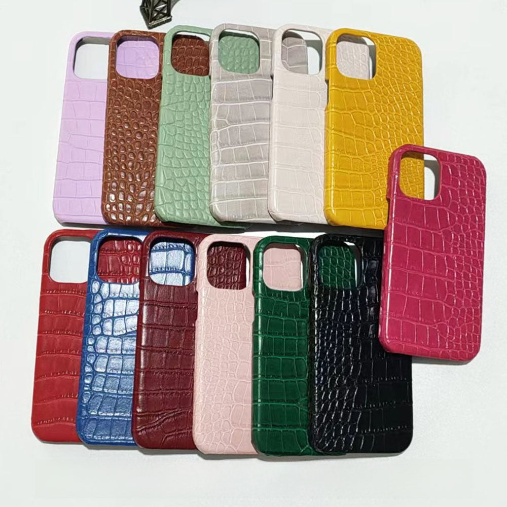 Crocodile-pattern iPhone case
