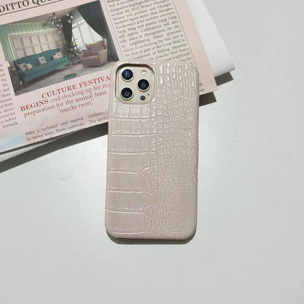 Crocodile-pattern iPhone case