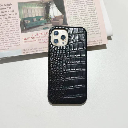Crocodile-pattern iPhone case