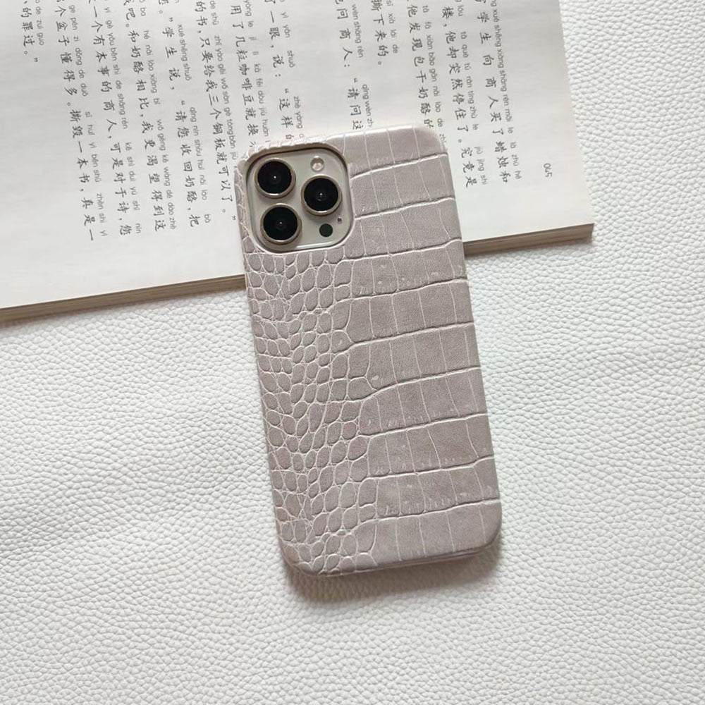 Crocodile-pattern iPhone case