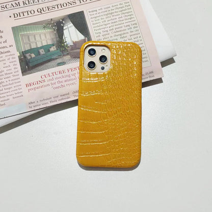Crocodile-pattern iPhone case