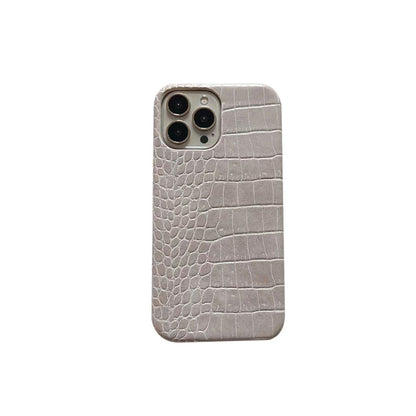 Crocodile-pattern iPhone case