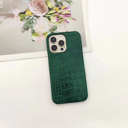 Crocodile-pattern iPhone case