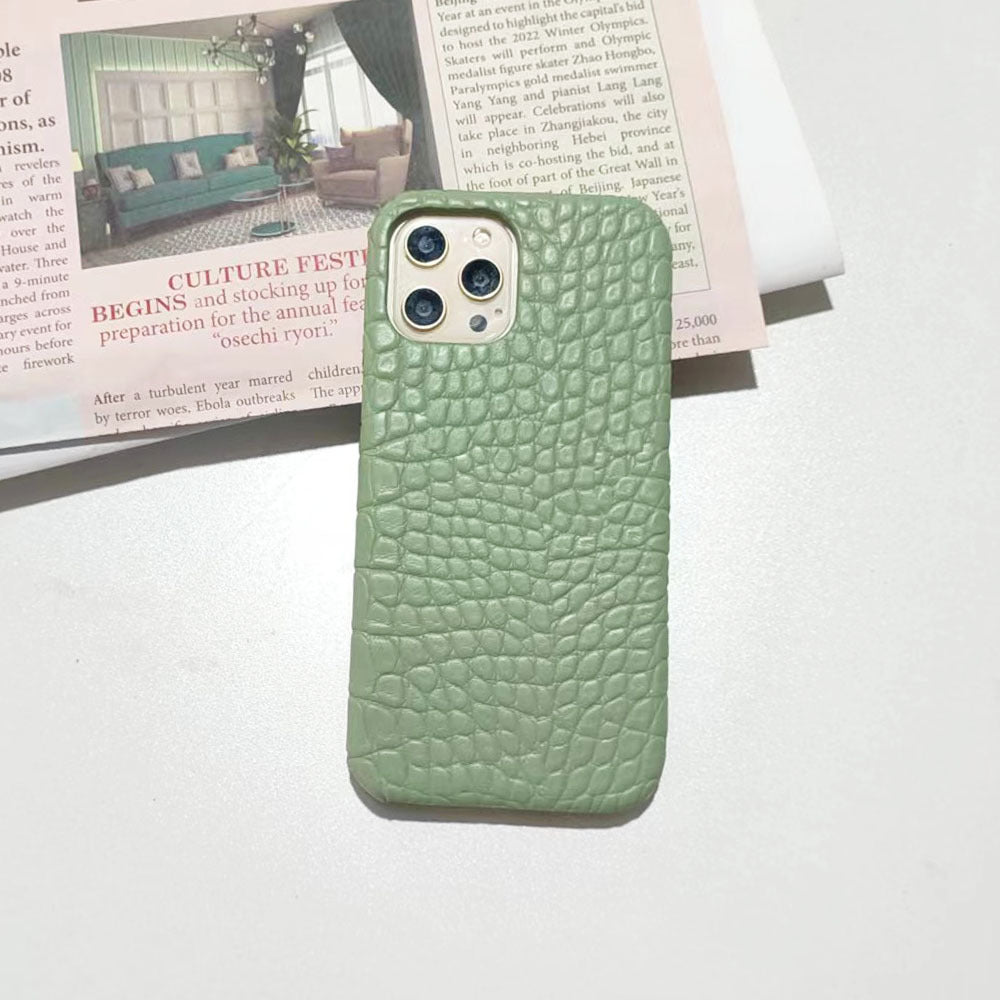 Crocodile-pattern iPhone case