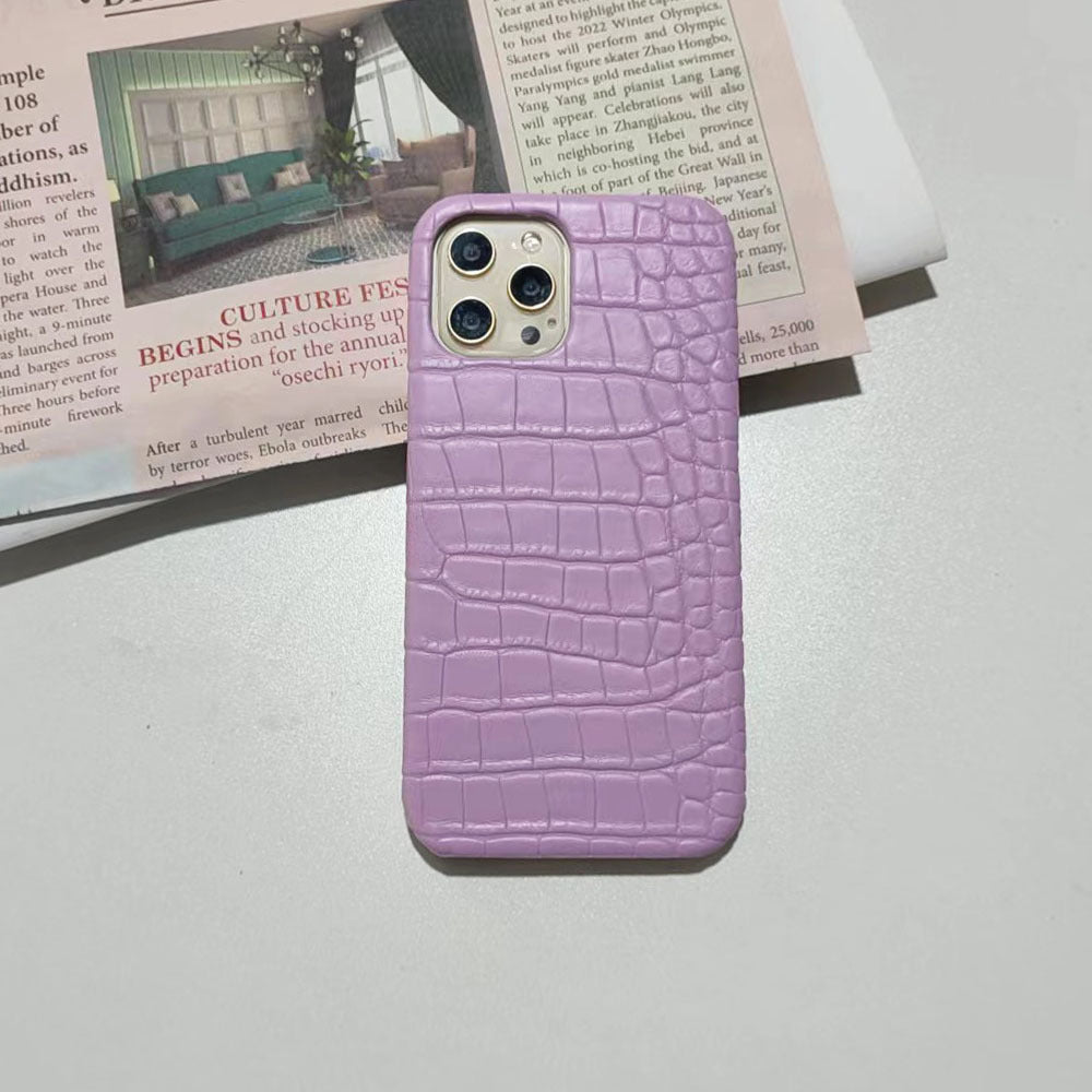 Crocodile-pattern iPhone case