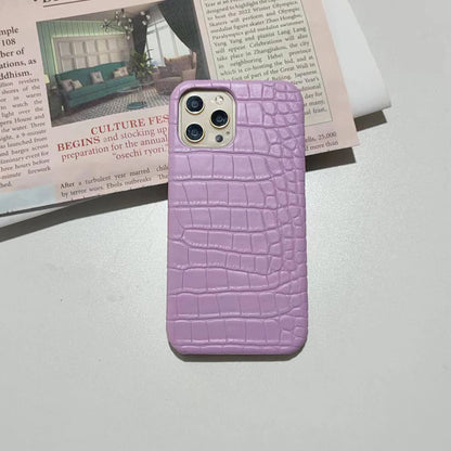 Crocodile-pattern iPhone case