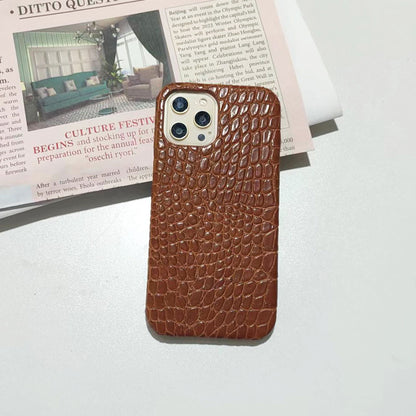 Crocodile-pattern iPhone case