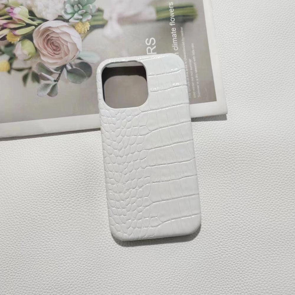 Crocodile-pattern iPhone case