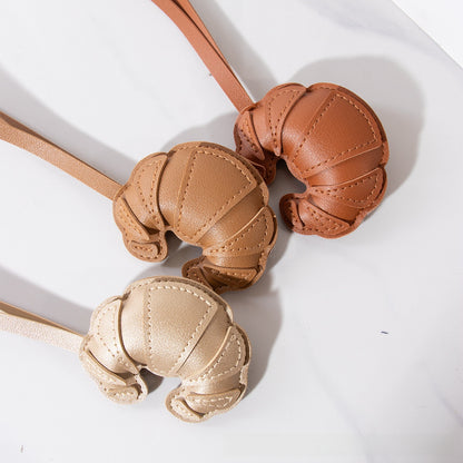 Croissant keychain