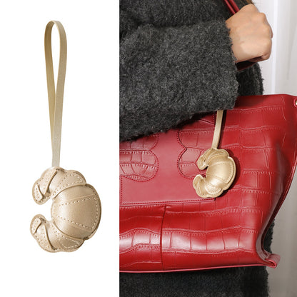 Croissant keychain