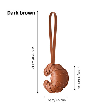 Croissant keychain