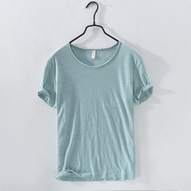 Cropped short-sleeve