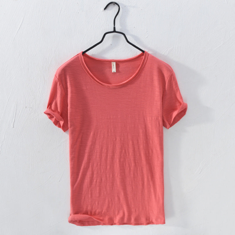Cropped short-sleeve
