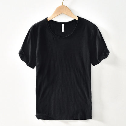 Cropped short-sleeve