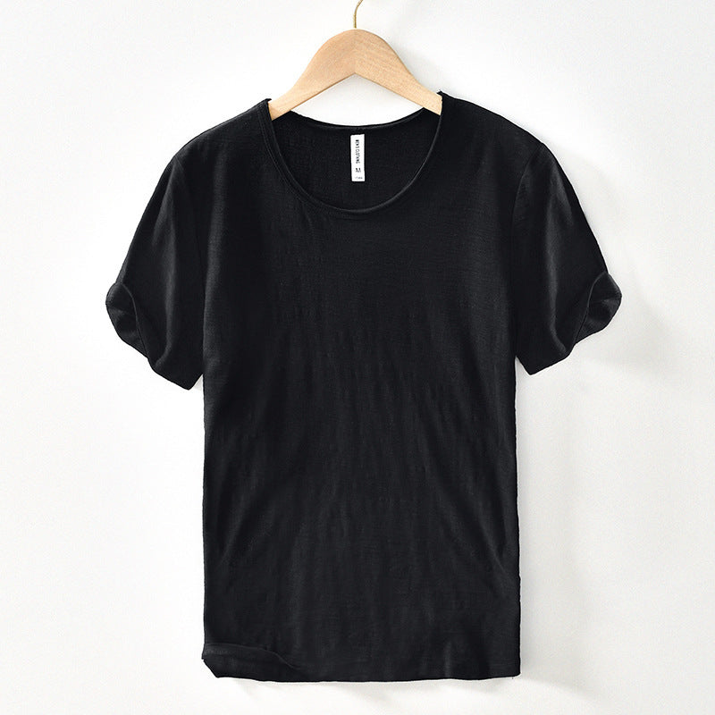 Cropped short-sleeve