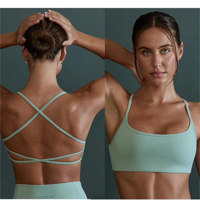 Cross Back Yoga Bra Fitness Top