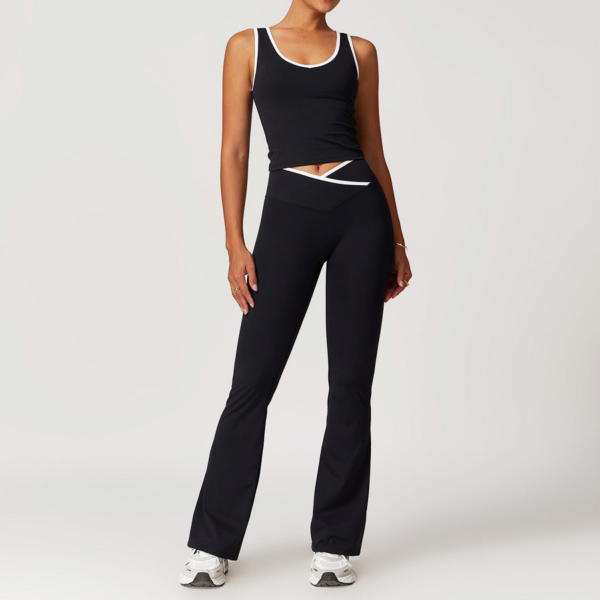 Cross Back Yoga Outfit Set