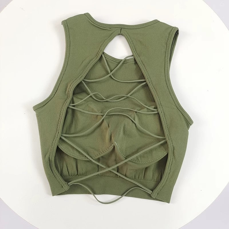 Cross Back Yoga Sports Top