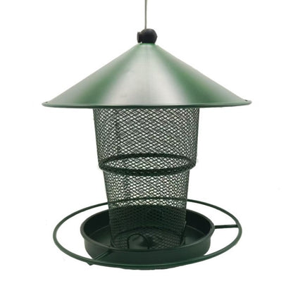 Cross-Border Amazon Outdoor Weatherproof Metal Hanging Retractable Bird Feeder Garden Decoration Iron Art Crafts