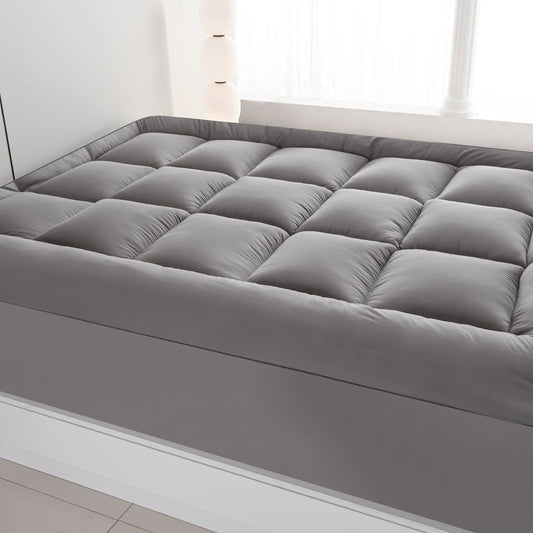 Cross-Border Amazon Thickened Fitted Sheet Mattress for Dormitory Students, Solid Color Soft Cushion for Home Bedroom Mattress