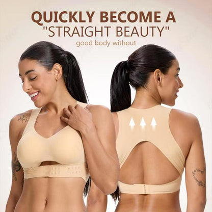 Cross-Border Beauty Back Bra, Corrective, Soft, Breathable, Large Size Underwear, Push-Up, Anti-Sagging, Lifting and Shaping Sports Bra for Women