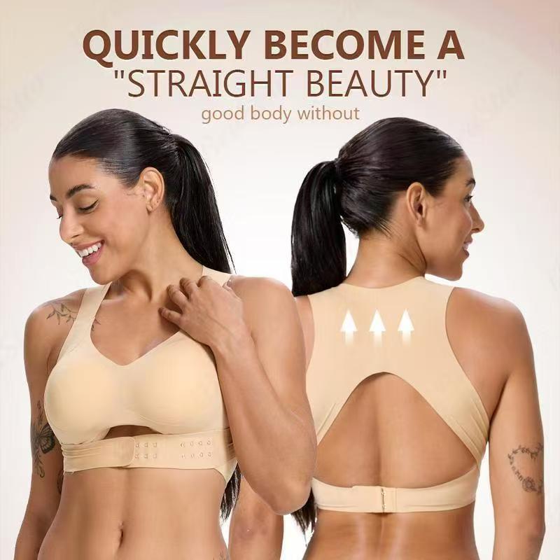 Cross-Border Beauty Back Bra, Corrective, Soft, Breathable, Large Size Underwear, Push-Up, Anti-Sagging, Lifting and Shaping Sports Bra for Women