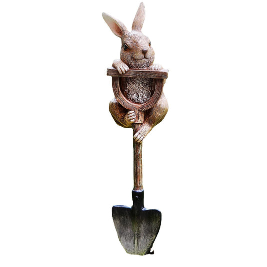 Cross-Border Creative Frog, Rabbit, Turtle, Gnome Shovel Outdoor Garden Flower Pot Decoration Craft Ornament