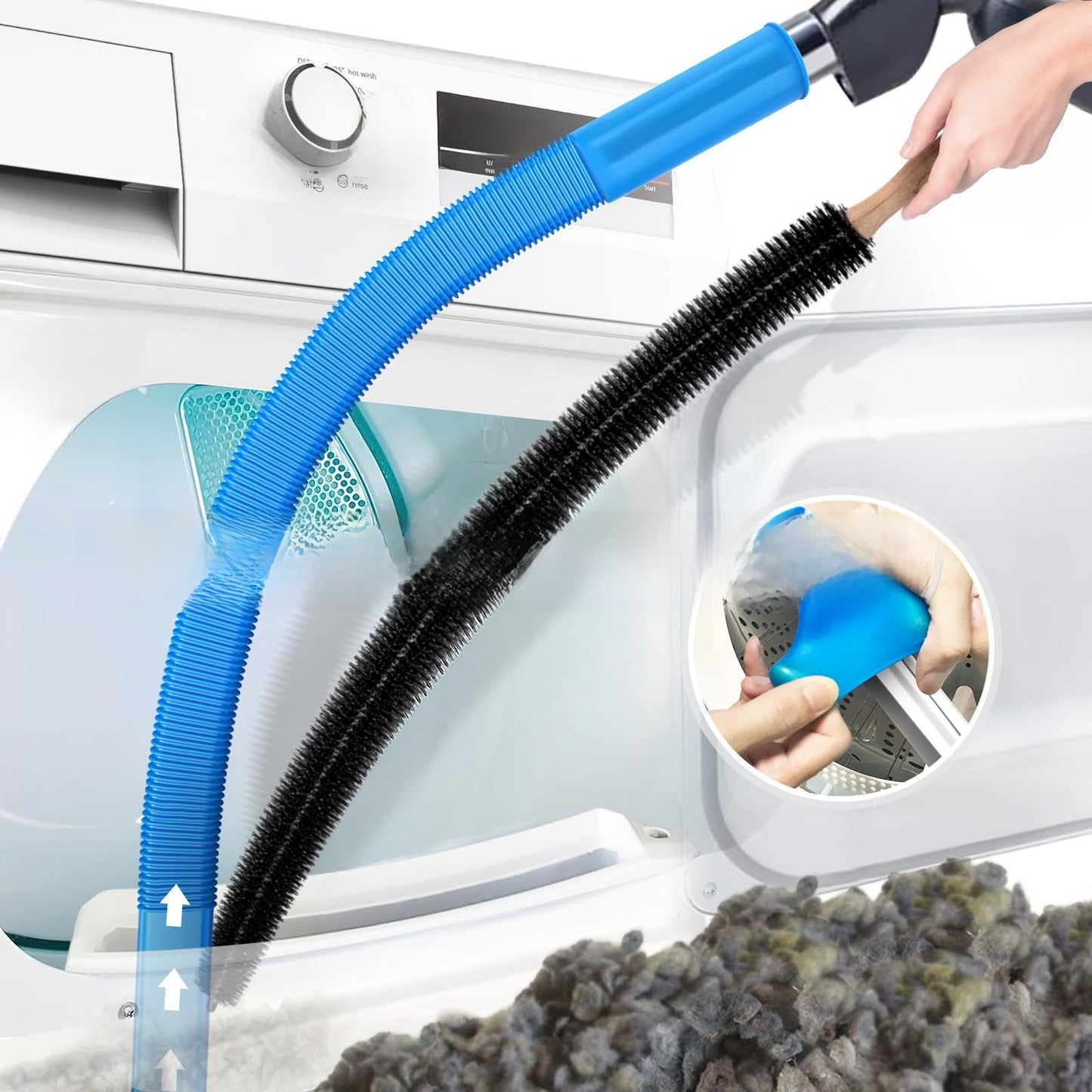 Cross-Border Dryer Vent Cleaner Kit Vacuum Cleaner Vent Cleaning