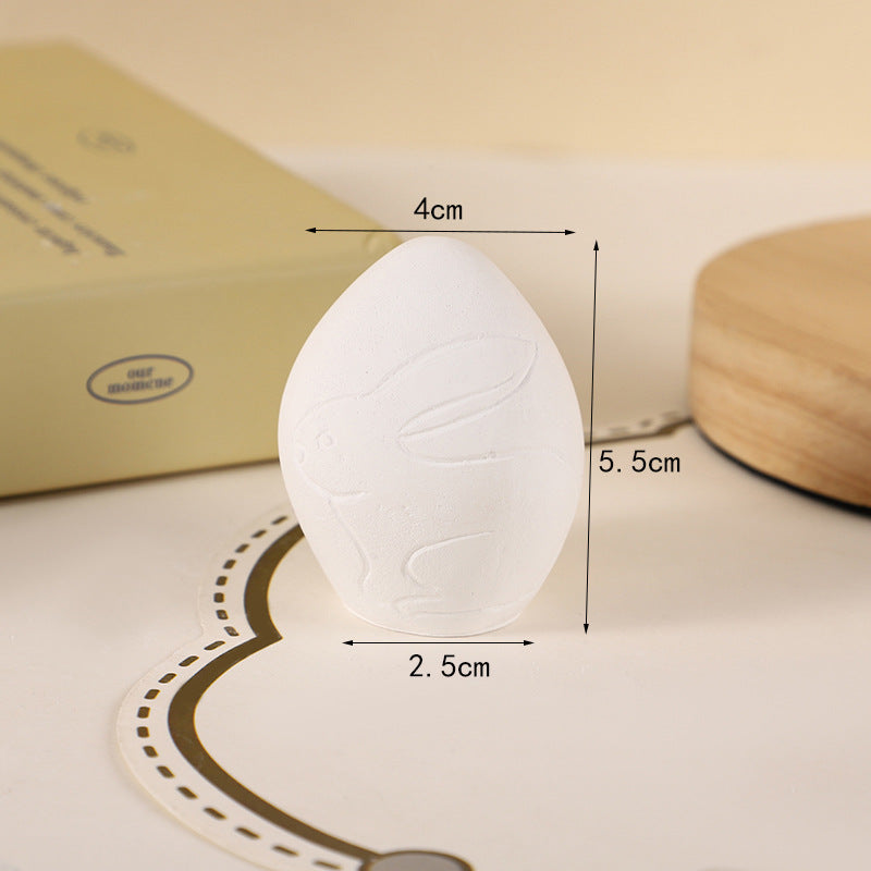 Cross Border Easter Chick Rabbit Egg 3D Plaster Doll Rabbit Storage Can Children DIY Colour