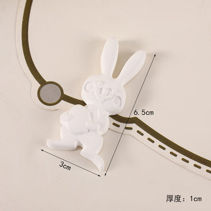 Cross Border Easter Chick Rabbit Egg 3D Plaster Doll Rabbit Storage Can Children DIY Colour