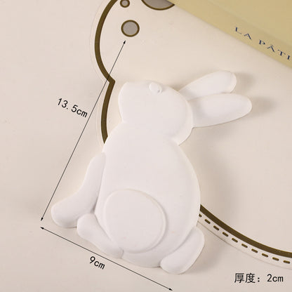 Cross Border Easter Chick Rabbit Egg 3D Plaster Doll Rabbit Storage Can Children DIY Colour