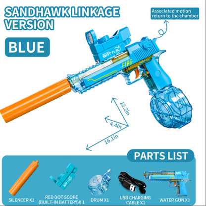 Cross-border electric Glock water gun children's toys large capacity burst water gun beach summer Amazon wholesale