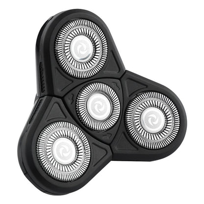 Cross-border electric shaver rotary washing shaving multi-head accessories floating IPX-grade bald razor