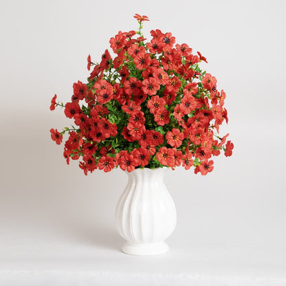 Cross-Border Hot-Selling Artificial Flowers, Violet Ground Plugs with Ground Nails, Garden Decoration, Eucalyptus Artificial Flowers, Decorative Artificial Green Plants