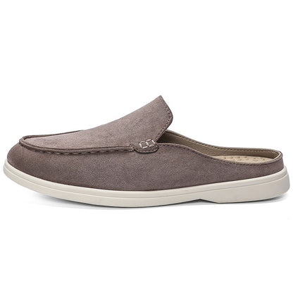 Cross-Border Hot-Selling Slip-On Suede Loafers, Slip-On Lazy Shoes, Casual Shoes, Fashionable Beanie Shoes for Men