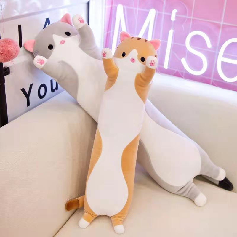 Cross-border Long Cat Pillow Plush Toy