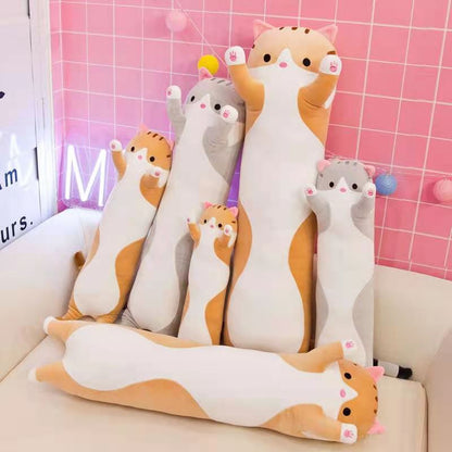 Cross-border Long Cat Pillow Plush Toy