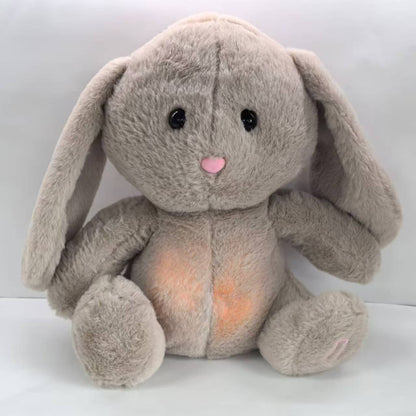 Cross-border New Breathing Bear Plush Toy Little Otter Doll Singing Luminous Baby Sleeping Doll