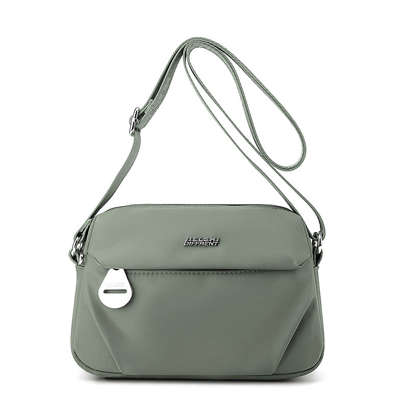 Cross-Border New Fashion Simple Nylon Shoulder Bag Simple Versatile Cross-Body Bag Large Capacity Women's Casual Bag