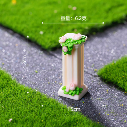 Cross-Border New Product Creative European Garden Courtyard Micro Landscape DIY Landscaping Materials Decoration Accessories Resin Ornaments