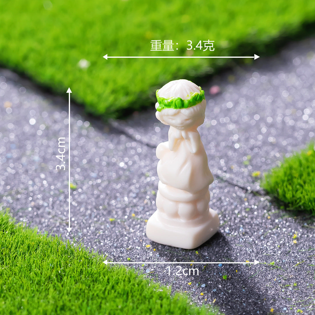 Cross-Border New Product Creative European Garden Courtyard Micro Landscape DIY Landscaping Materials Decoration Accessories Resin Ornaments