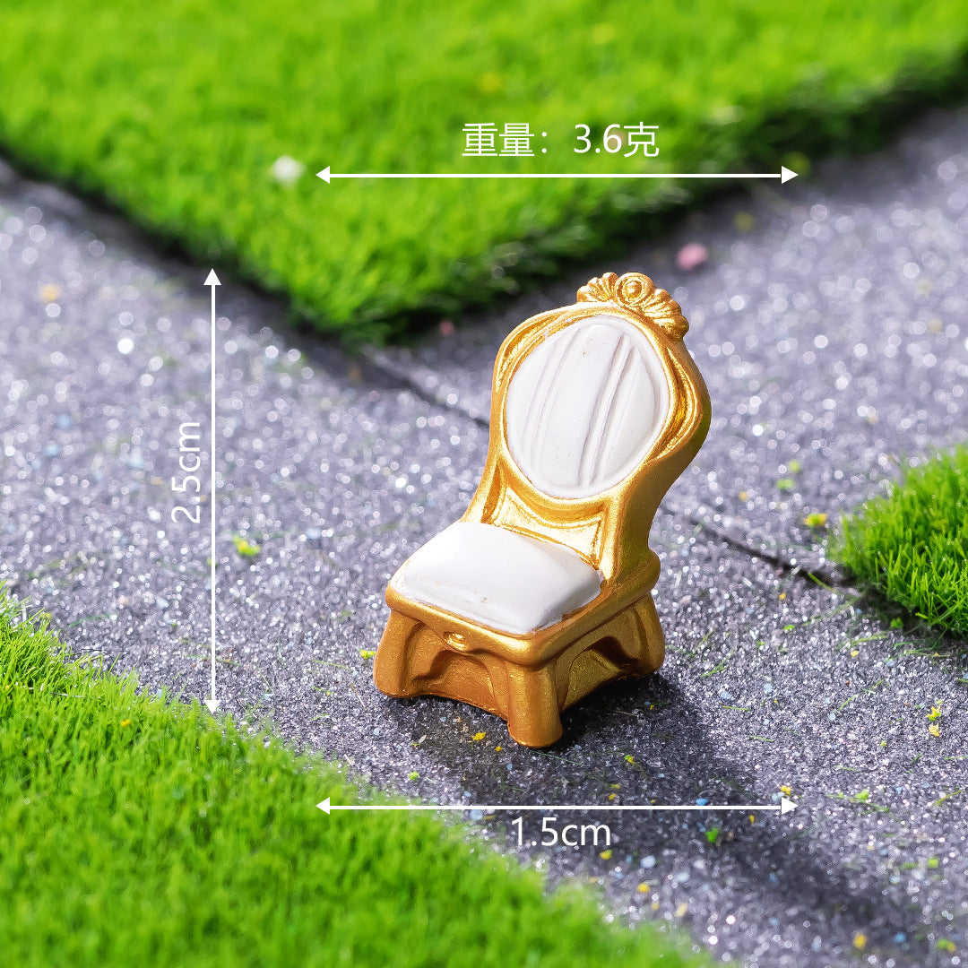 Cross-Border New Product Creative European Garden Courtyard Micro Landscape DIY Landscaping Materials Decoration Accessories Resin Ornaments