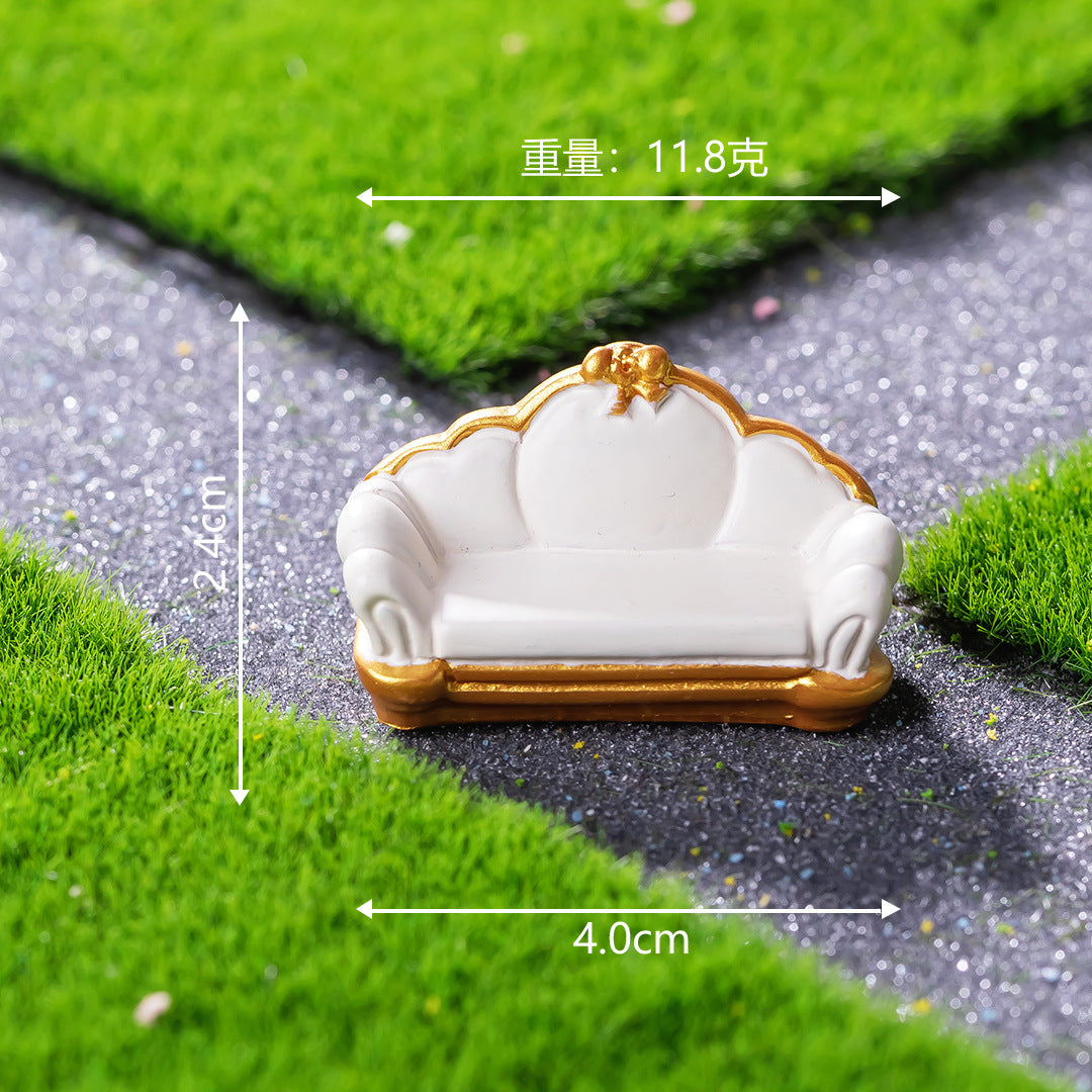 Cross-Border New Product Creative European Garden Courtyard Micro Landscape DIY Landscaping Materials Decoration Accessories Resin Ornaments