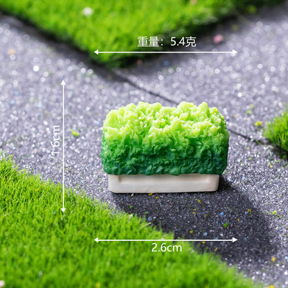 Cross-Border New Product Creative European Garden Courtyard Micro Landscape DIY Landscaping Materials Decoration Accessories Resin Ornaments