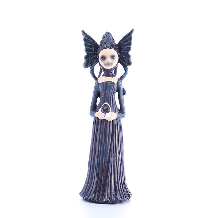 Cross-Border Outdoor Living on Your Own Nightmare Creative Decorative Ornaments Garden Halloween Witch Resin Crafts