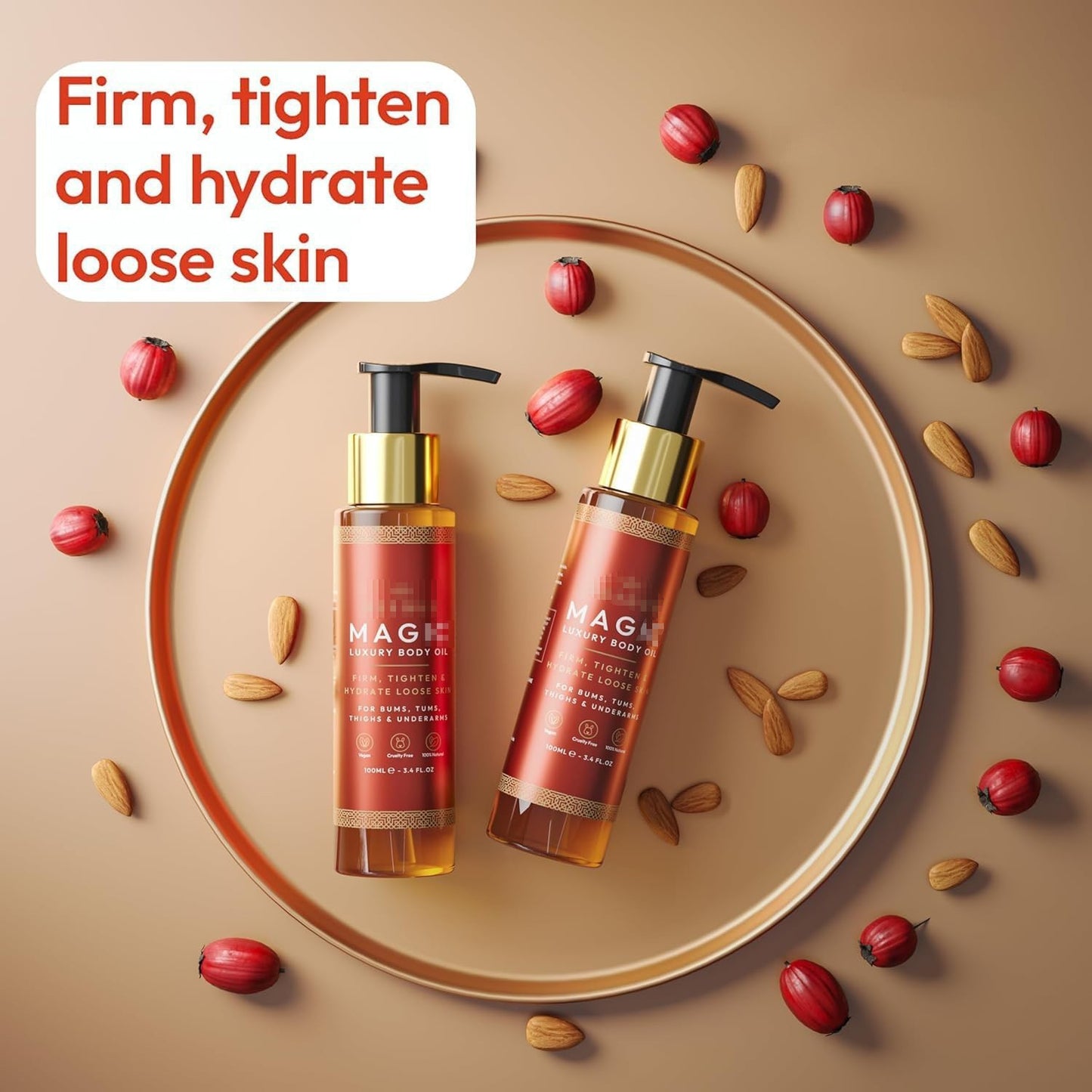 Cross-Border Popular Product Besquemagicbodyfirmingoil Skin Magic Body Oil 100ml Moisturizing