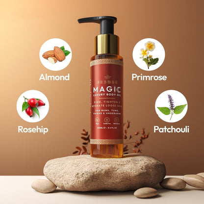 Cross-Border Popular Product Besquemagicbodyfirmingoil Skin Magic Body Oil 100ml Moisturizing