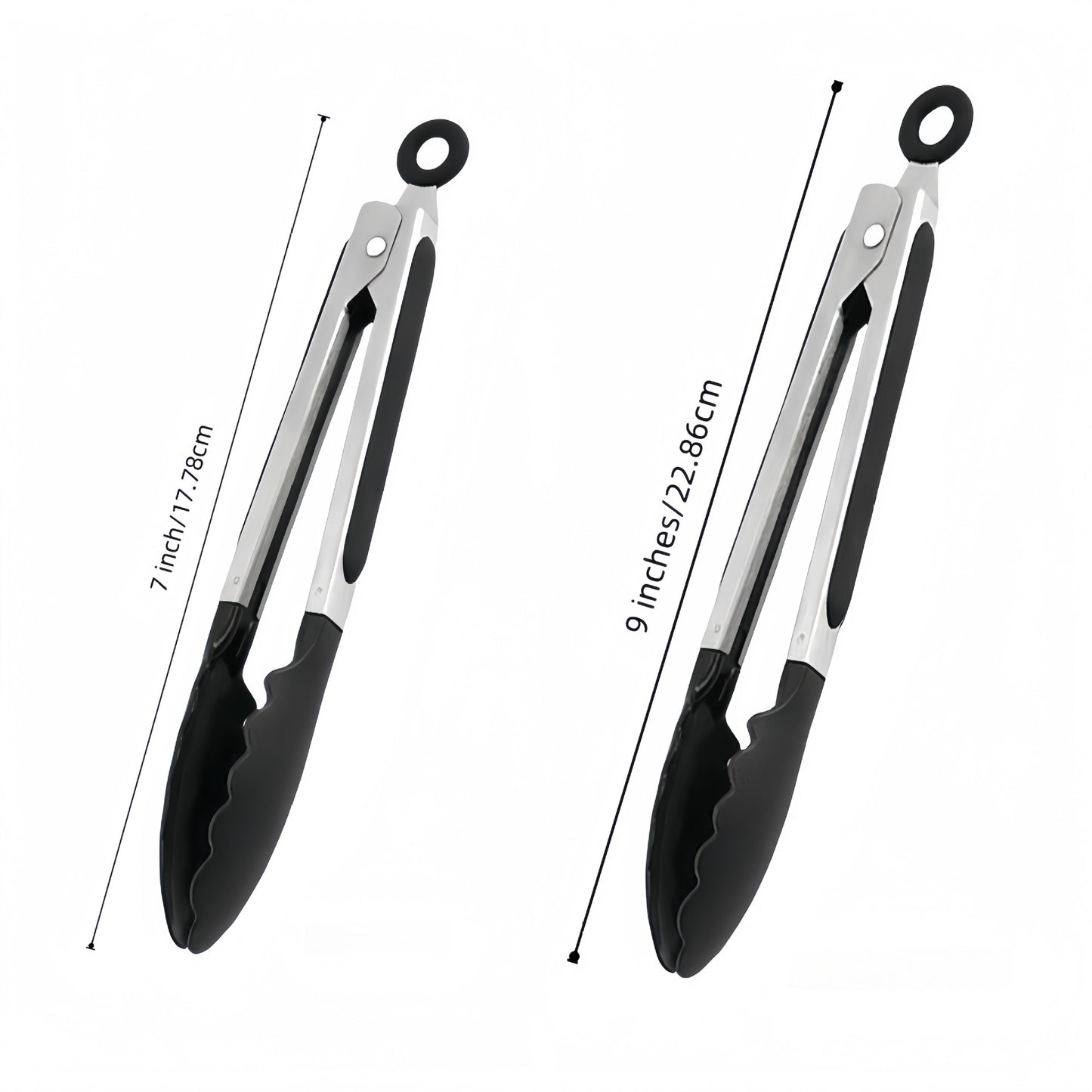 Cross-Border Silicone Clips, High Temperature Resistant Kitchen Anti-Scalding Barbecue Barbecue Clips, Food Clips, Household Stainless Steel Steak Clips
